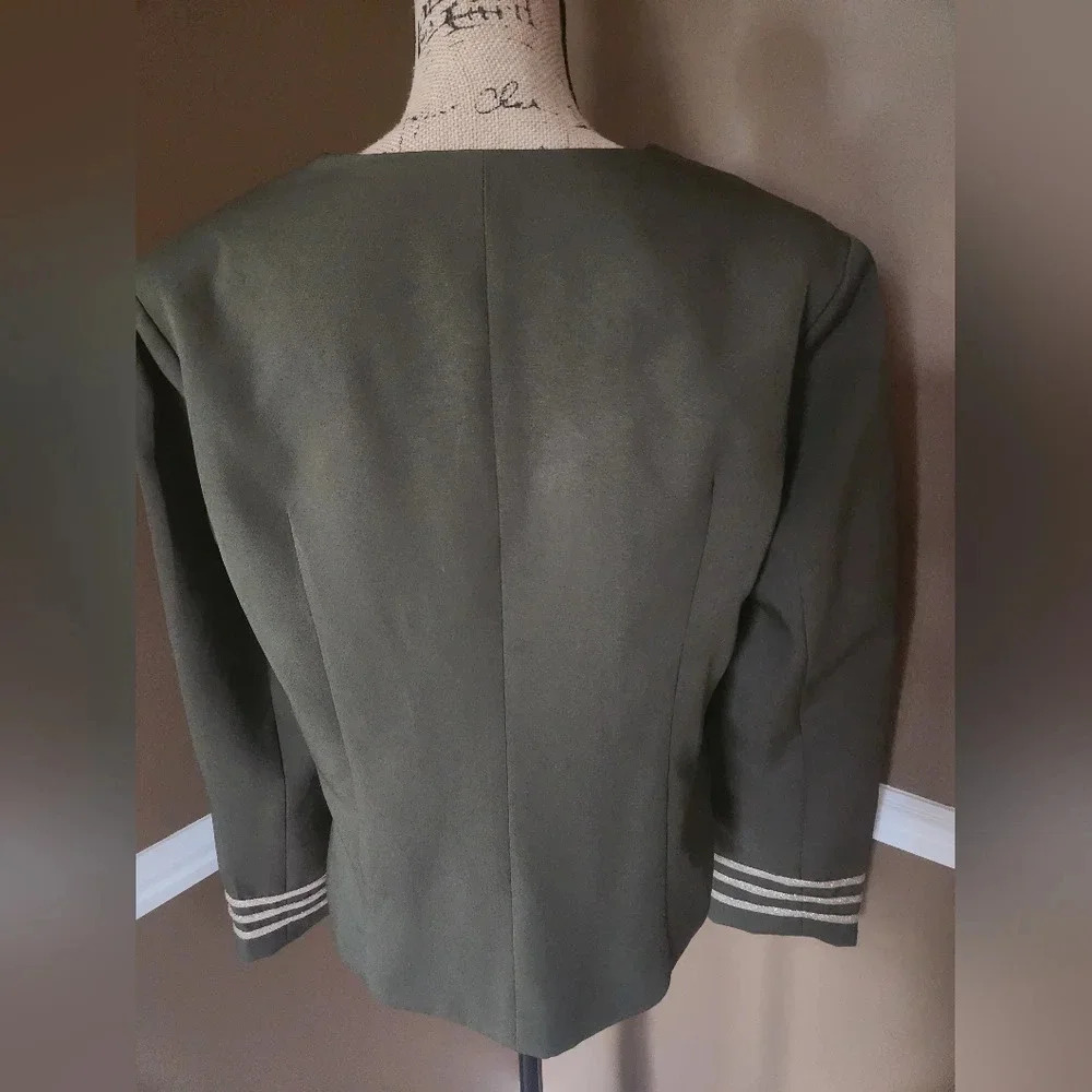 LG Gold and Green NY&Co Blazer - Picture 3 of 7